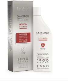 SHAMPOO CRESCINA ISOLE FOLLICOLARI NEO MITO 1900 DONNA 150ML - Abelastore.it - Cosmetici e Bellezza