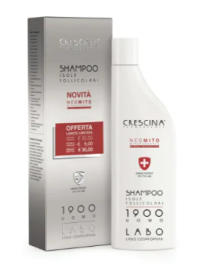 SHAMPOO CRESCINA ISOLE FOLLICOLARI NEO MITO 1900 UOMO 150ML - Abelastore.it - Cosmetici e Bellezza