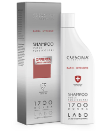 SHAMPOO CRESCINA ISOLE FOLLICOLARI RAPID INTENSIVE 1700 DONNA 150ML - Abelastore.it - Cosmetici e Bellezza