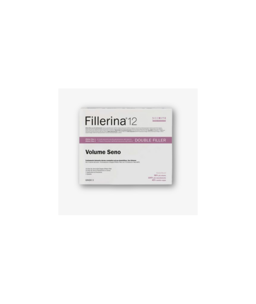 FILLERINA VOLUME SENO 12 HA DOUBLE FILLER NEO MITO TRATTAMENTO INTENSIVO GRADO 4 GEL 50 ML + EMULSIONE 50 ML - Abelastore.it ...