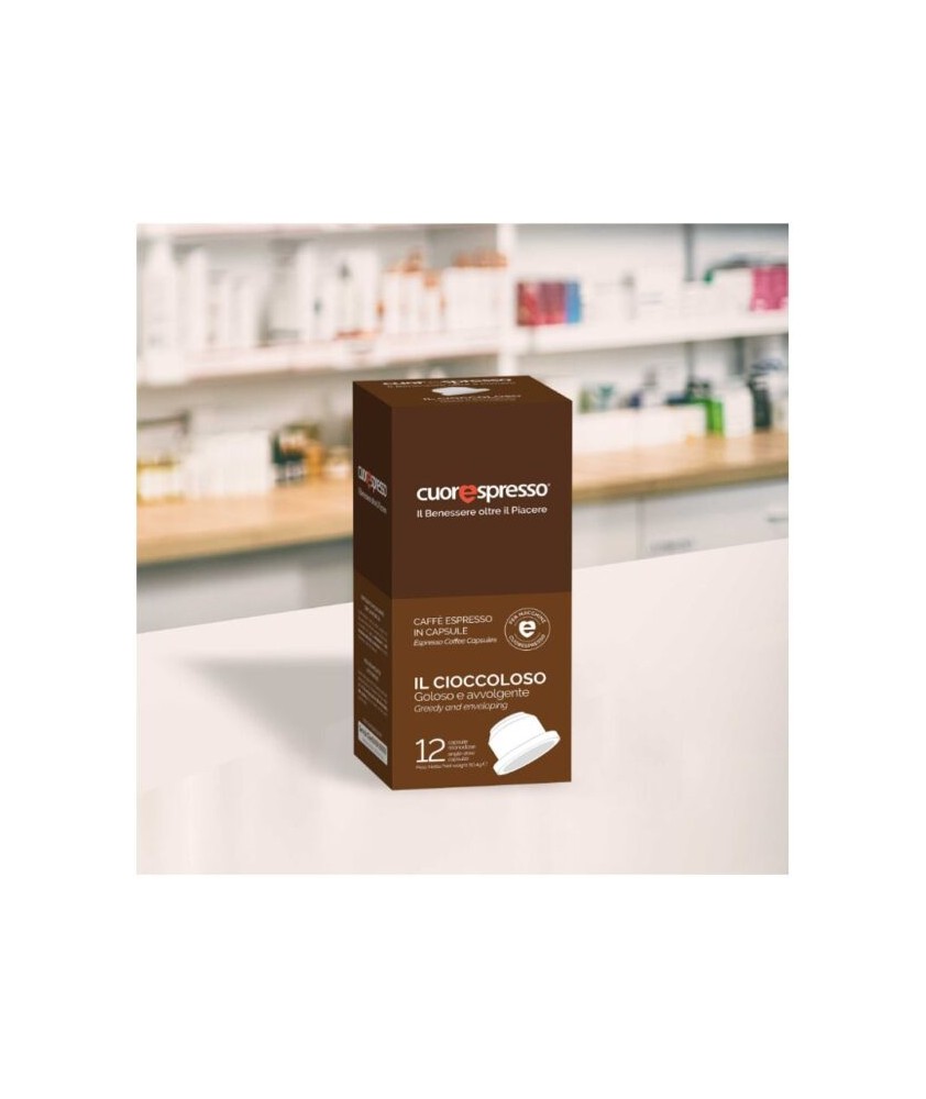 CUORESPRESSO CAFFE AROMATICO CIOCCOLOSO 12 CAPSULE - Abelastore.it - CAFFE'