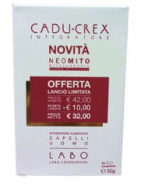 CADU-CREX NEO-MITO CAPELLI UOMO 60 COMPRESSE - Abelastore.it - Cosmetici e Bellezza