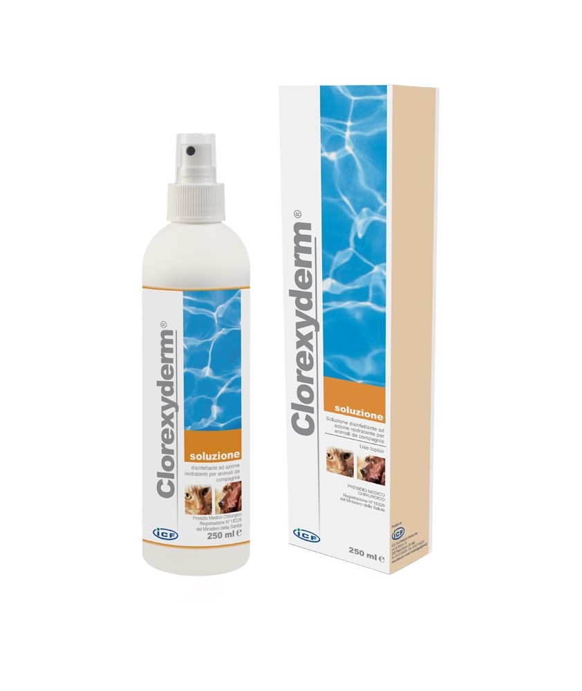 CLOREXYDERM SOLUZIONE 250ML - Abelastore.it - VETERINARI & ANIMALI