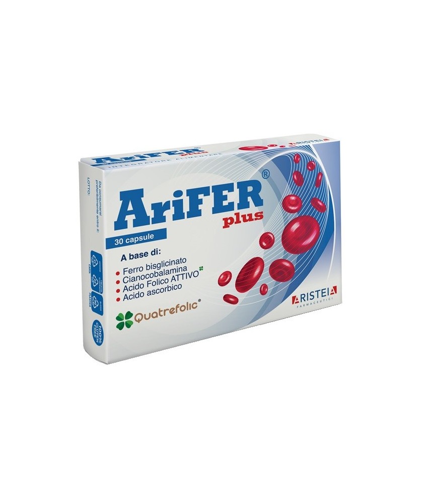 ARIFER PLUS 30 CAPSULE - Abelastore.it - Farmaci ed Integratori