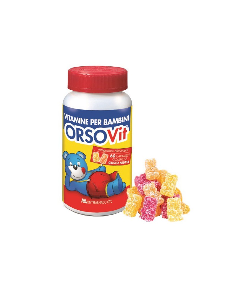 ORSOVIT CARAMELLE GOMMOSE SENZA GLUTINE 60 PEZZI - Abelastore.it - Farmaci ed Integratori