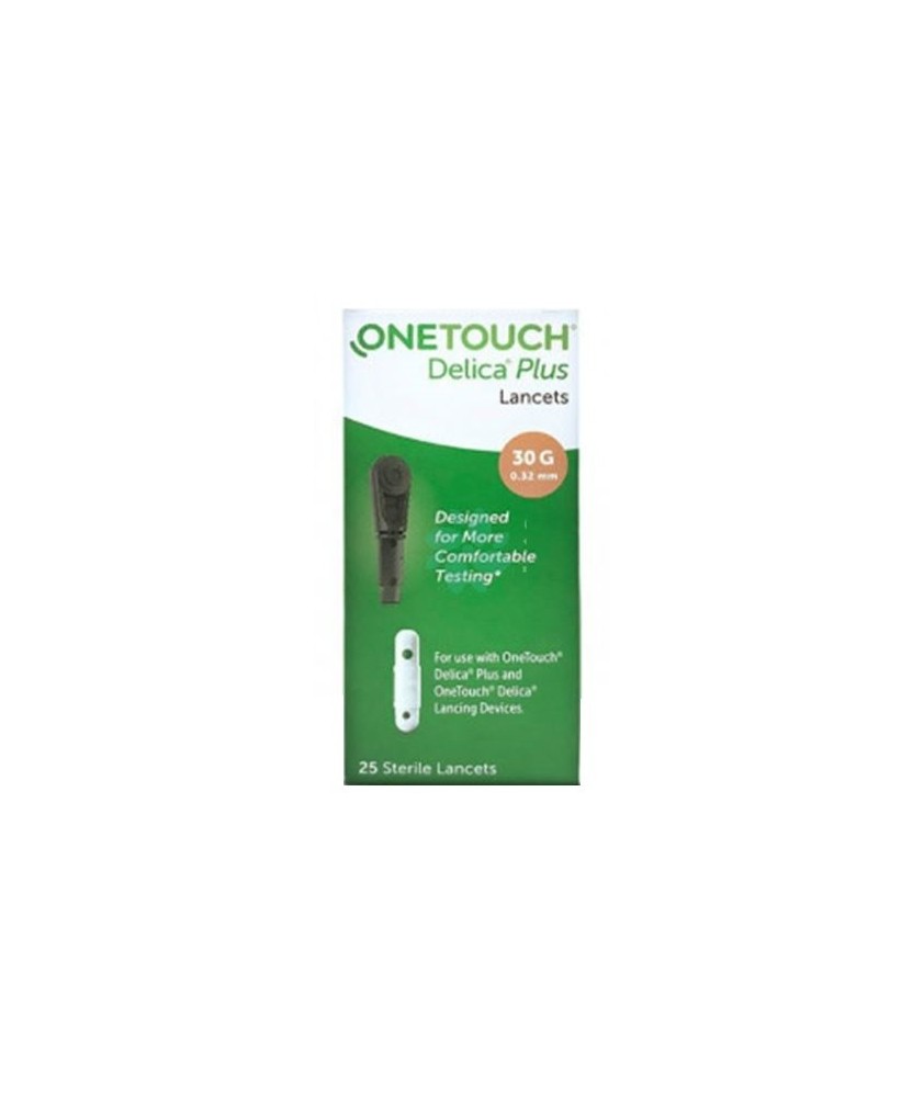 ONETOUCH DELICA PLUS LANCETTE PUNGIDITO 25 PEZZI - Abelastore.it - Dispositivi sanitari