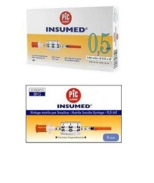 SIR PIC INSULINA 0,5 G30X8 30 PEZZI - Abelastore.it - Dispositivi sanitari