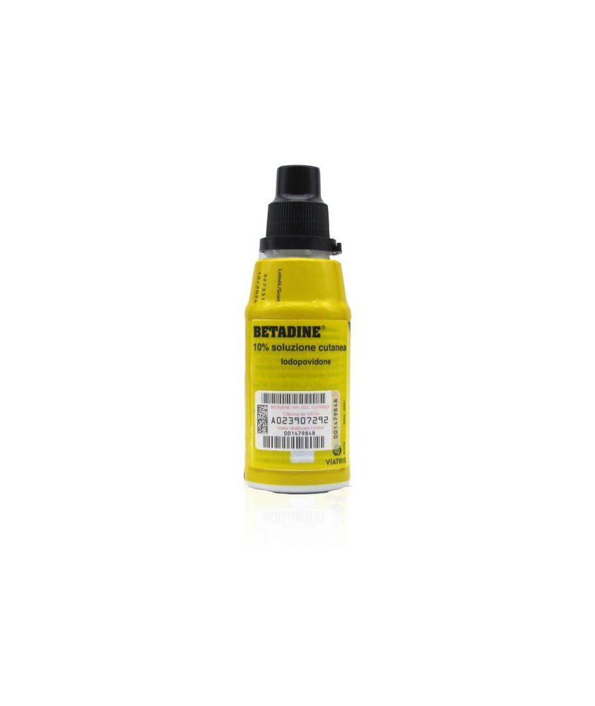 BETADINE SOLUZIONE CUTANEA 1 FLACONE 120ML 10% - Abelastore.it - Dispositivi sanitari