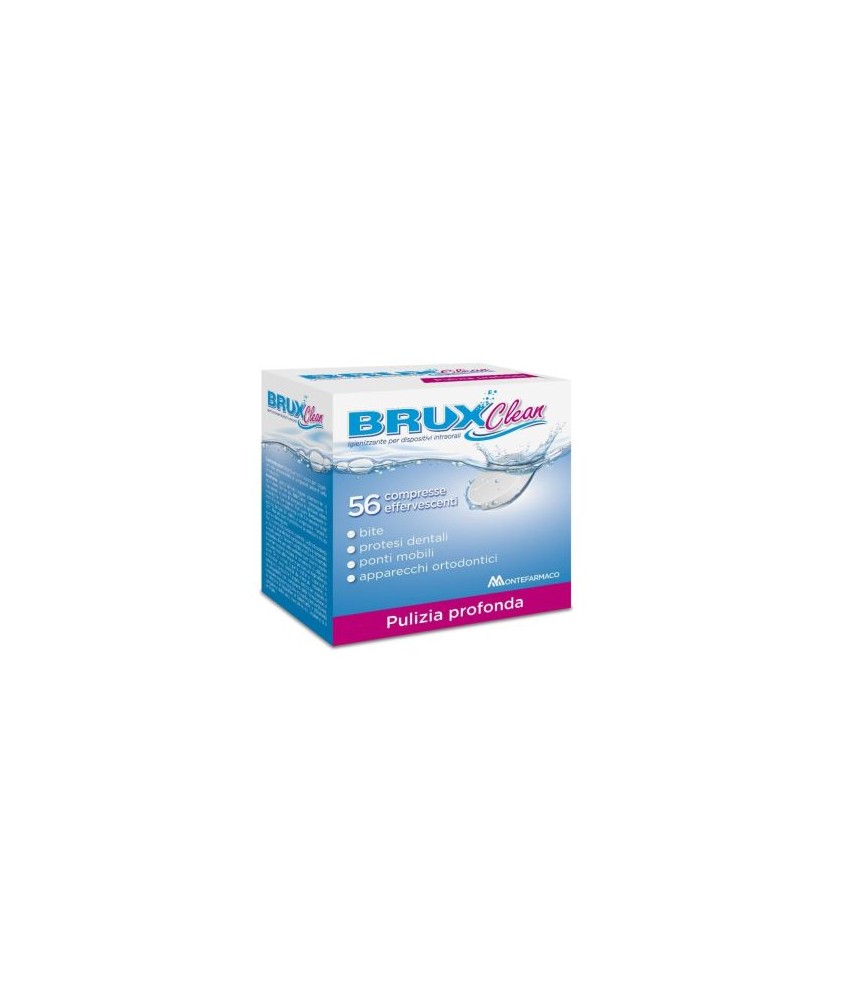 BRUX CLEAN 56 COMPRESSE EFFERVESCENTI - Abelastore.it - Igiene Orale