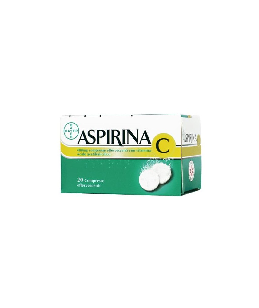 ASPIRINA C 20 COMPRESSE EFFERVESCENTI 400+240MG - Abelastore.it - Farmaci ed Integratori