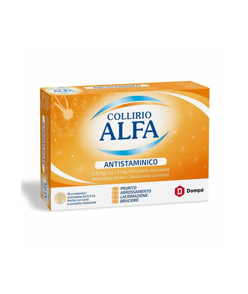 COLLIRIO ALFA ANTISTAMINICO 10 CONTENITORI - Abelastore.it - Farmaci ed Integratori