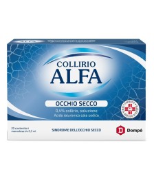 COLLIRIO ALFA OCCHIO SECCO 20 FLACONCINI - Abelastore.it - Farmaci ed Integratori