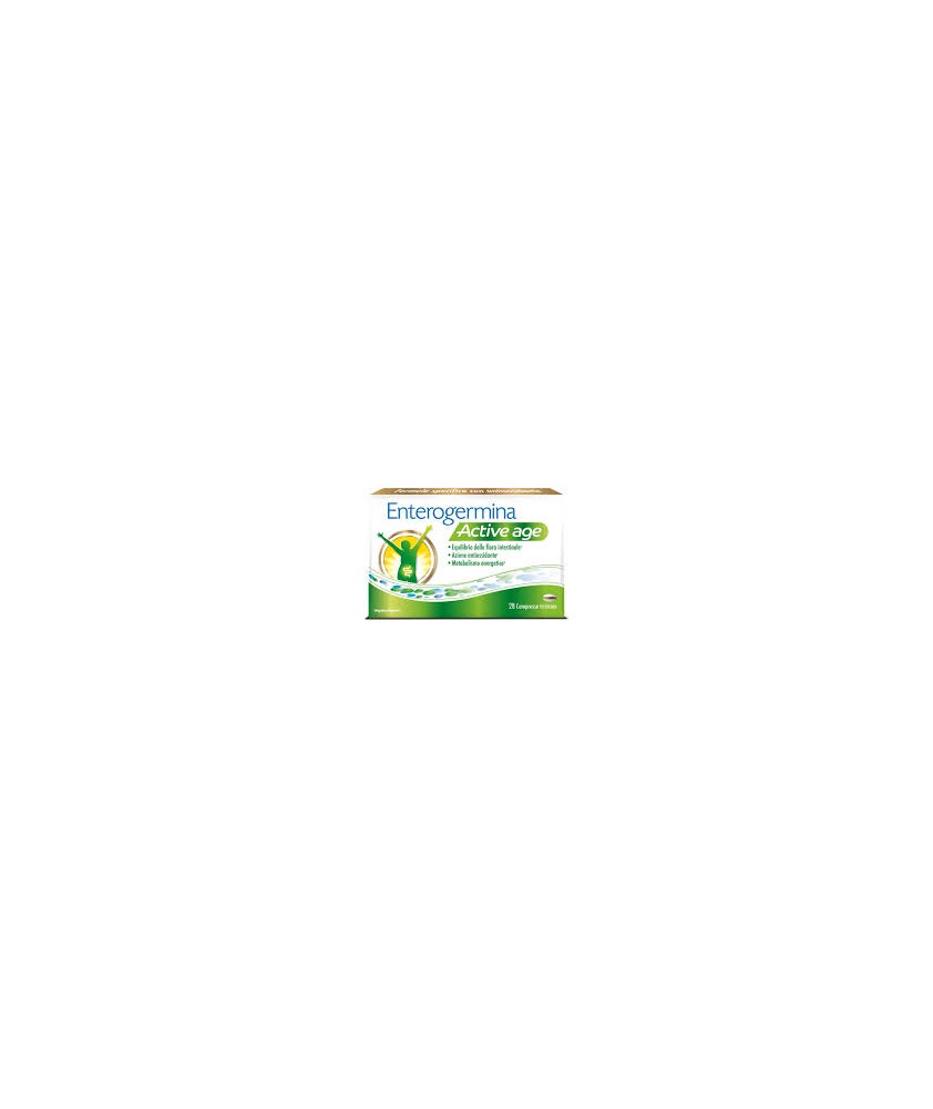 ENTEROGERMINA ACTIVE AGE 28 COMPRESSE - Abelastore.it - Farmaci ed Integratori