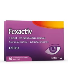 FEXACTIV COLLIRIO 10 FLACONCINI 0,5ML - Abelastore.it - Farmaci ed Integratori