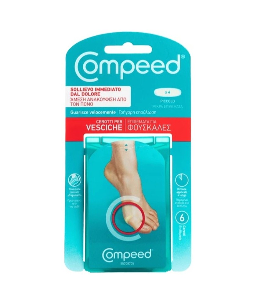 COMPEED CEROTTI PER VESCICHE PICCOLO 6 PEZZI - Abelastore.it - Cura Mani e Piedi