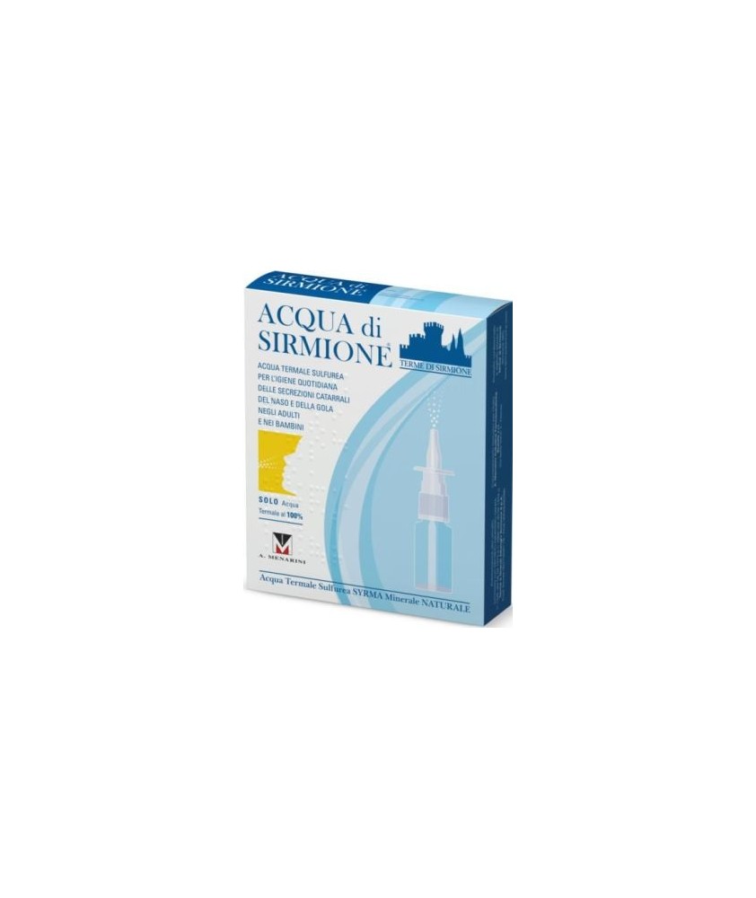 ACQUA SIRMIONE MINERALE NATURALE 15ML 6 FIALE - Abelastore.it - Farmaci ed Integratori