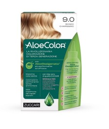 TINTURA PER CAPELLI ZUCCARI A BASE DI ALOEOSSIGENATA - ALOECOLOR COLORE 9,0 BIONDO CHIARISSIMO - Abelastore.it - Cosmetici e ...