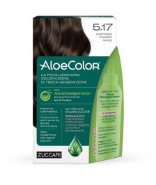 TINTURA PER CAPELLI ZUCCARI A BASE DI ALOEOSSIGENATA - ALOECOLOR COLORE 5,17 CASTANO CHIARO NOCE - Abelastore.it - Cosmetici ...