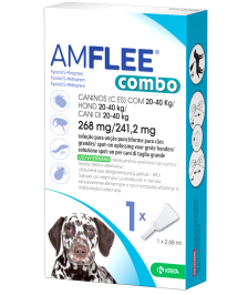 AMFLEE COMBO 3 PIPETTE CANI DA 20-40KG - Abelastore.it - VETERINARI & ANIMALI