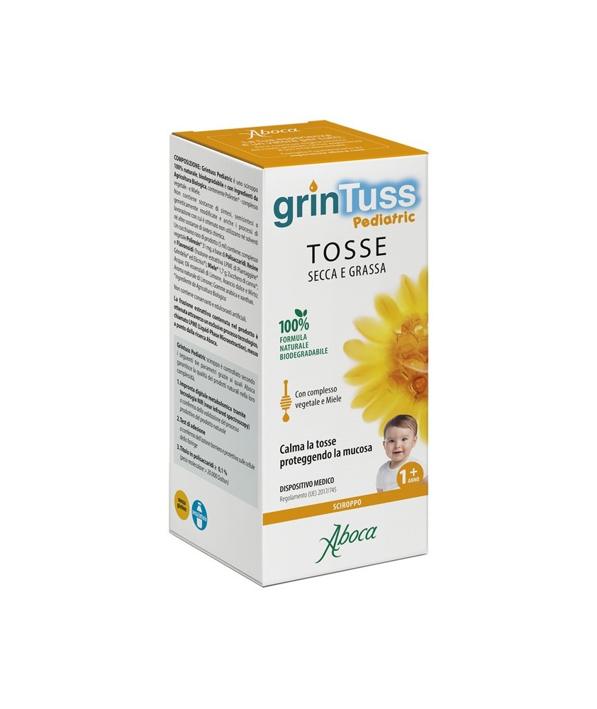 GRINTUSS PEDIATRICO SCIROPPO 180G - Abelastore.it - Farmaci ed Integratori