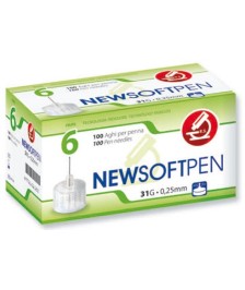 NEWSOFTPEN G31 6MM 0,25MM 100P - Abelastore.it - Dispositivi sanitari