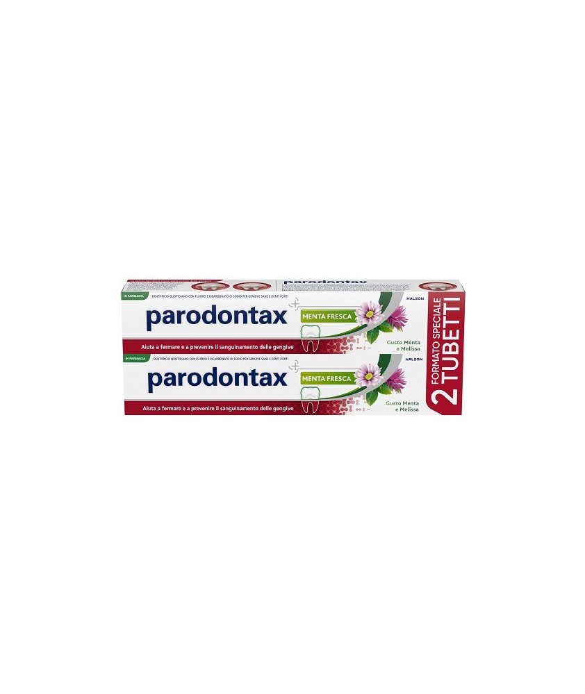 PARODONTAX BIPACK MENTA 2X75ML - Abelastore.it - Cosmetici e Bellezza