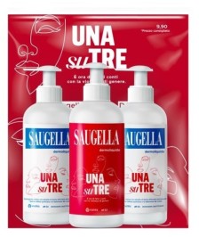 SAUGELLA DERMOLIQ 3X200ML - Abelastore.it - Igiene del Corpo