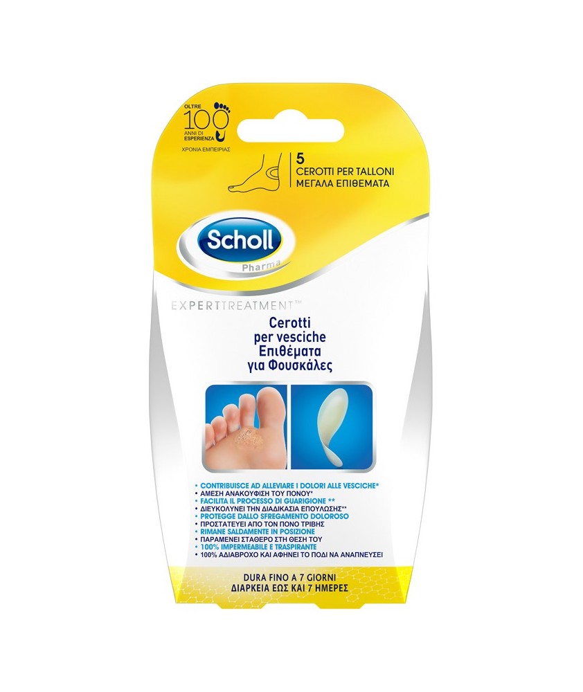 SCHOLL CEROTTI VESCICHE TALLONE - Abelastore.it - Cura Mani e Piedi