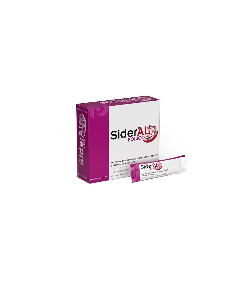 SIDERAL FOLICO 30MG 20 BUSTINE - Abelastore.it - Farmaci ed Integratori