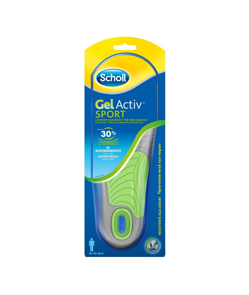 SCHOLL GEL ACTIV SPORT UOMO - Abelastore.it - Dispositivi sanitari