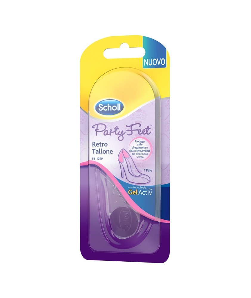 SCHOLL PARTY FEET GEL ACT RETRO TALLONE - Abelastore.it - Cura Mani e Piedi