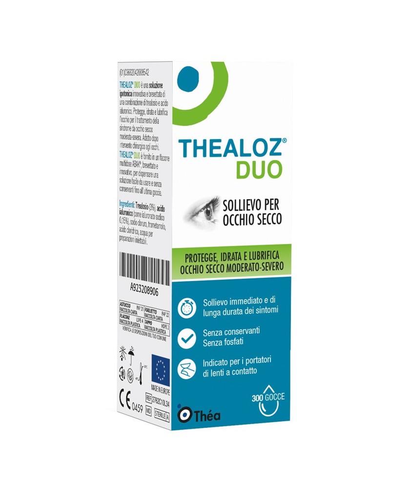 THEALOZ DUO SOLUZIONE OCULARE 10ML - Abelastore.it - Farmaci ed Integratori