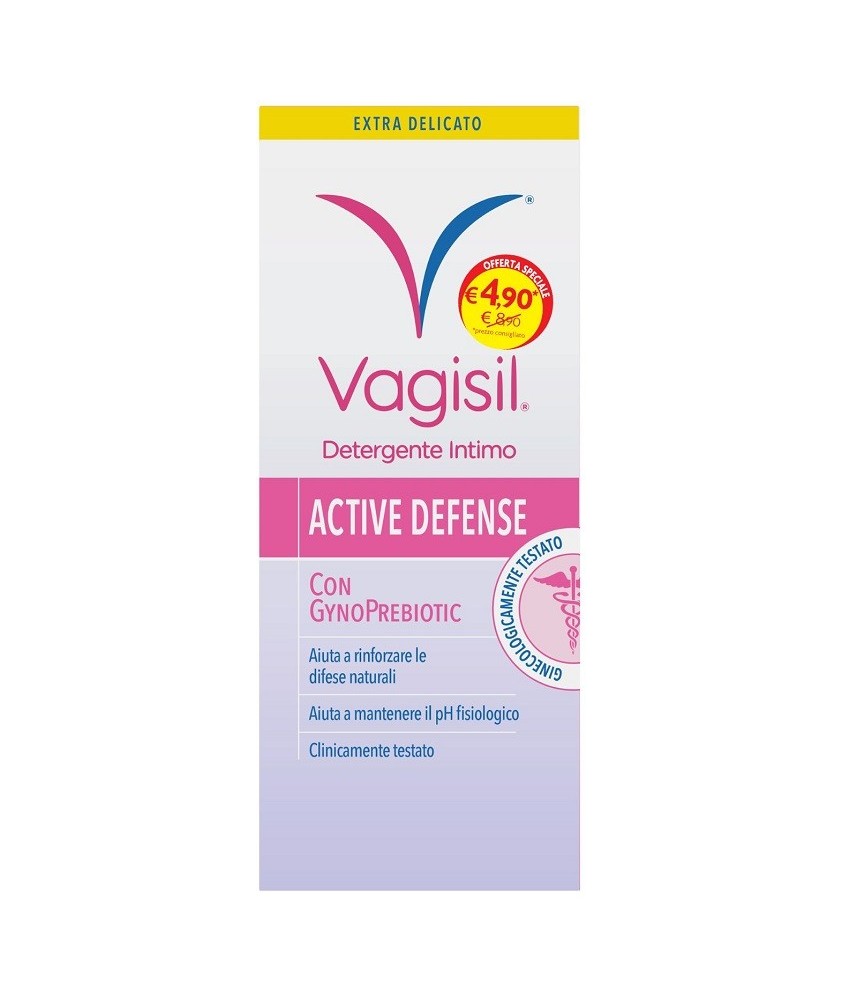 VAGISIL DETERGENTE ACTIVE DEFENSE 250ML OFS - Abelastore.it - Igiene del Corpo