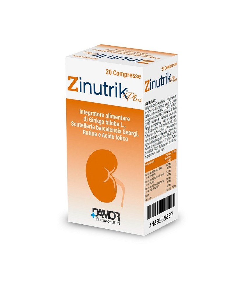 ZINUTRIK PLUS 20 COMPRESSE - Abelastore.it - Farmaci ed Integratori