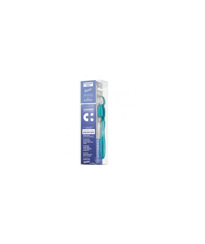 CURASEPT DAYCARE BOOSTER DENTIFRICIO 50 ML + SPAZZOLINO JUNIOR - Abelastore.it - Igiene Orale