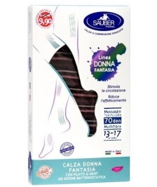 SAUBER CALZA DONNA FANTASIA 70 DEN BISCOTTO MISURA P - Abelastore.it - Dispositivi sanitari