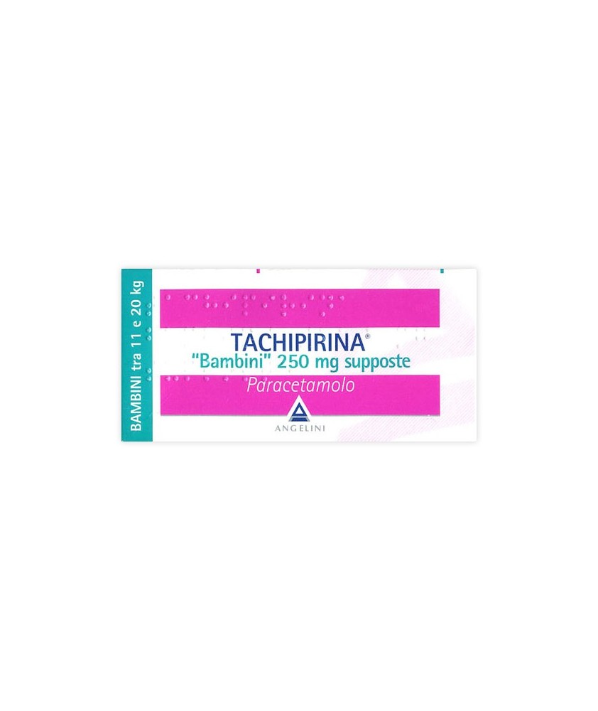 TACHIPIRINA BAMBINI 10 SUPPOSTE 250MG - Abelastore.it - Farmaci ed Integratori