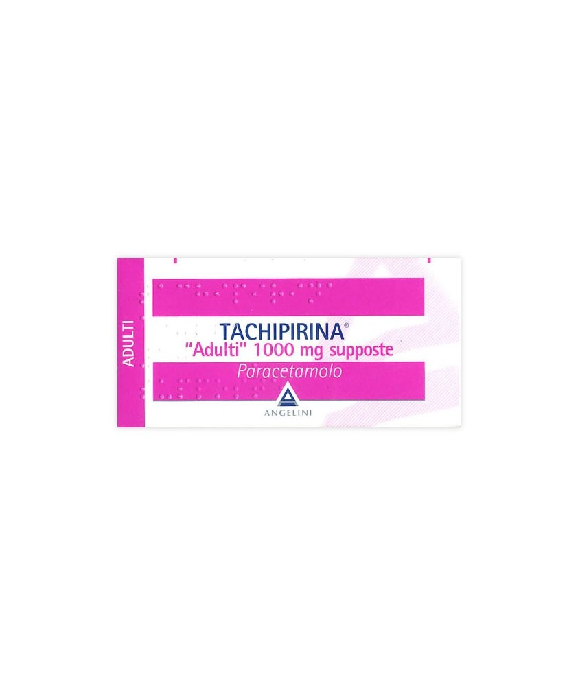 TACHIPIRINA ADULTI 10 SUPPOSTE 1000MG - Abelastore.it - Farmaci ed Integratori