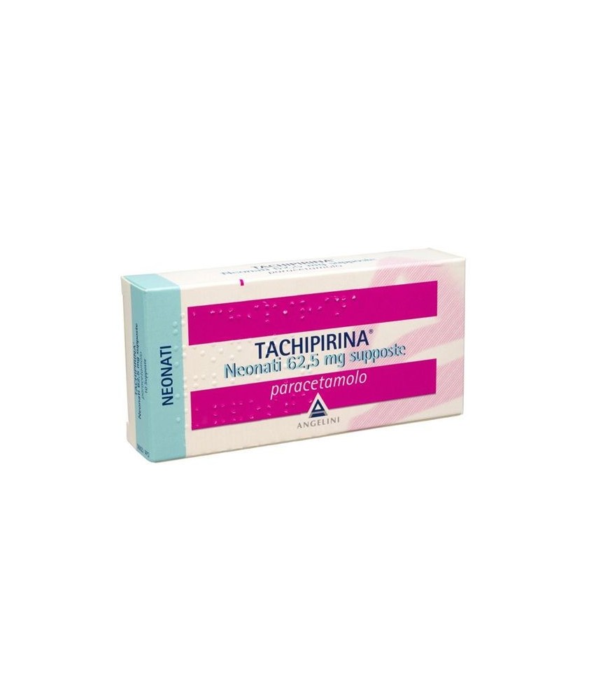 TACHIPIRINA NEONATI 10 SUPPOSTE 62,5MG - Abelastore.it - Farmaci ed Integratori