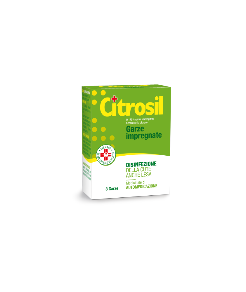 CITROSIL 8 GARZE DISINFETTANTI 0,175% - Abelastore.it - Dispositivi sanitari