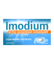 IMODIUM 12 COMPRESSE OROSOLUBILI 2MG - Abelastore.it - Farmaci ed Integratori