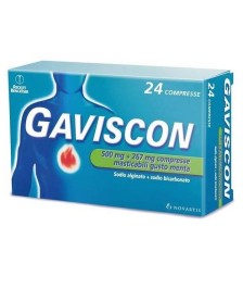 GAVISCON 24 COMPRESSE MENTA 500+267MG - Abelastore.it - Farmaci ed Integratori