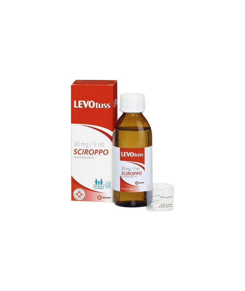 LEVOTUSS SCIROPPO 200ML 30MG/5ML - Abelastore.it - Farmaci ed Integratori