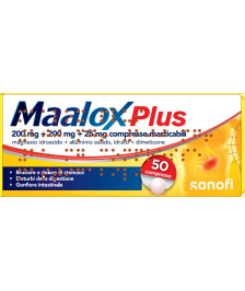 MAALOX PLUS 50 COMPRESSE MASTICABILI - Abelastore.it - Farmaci ed Integratori