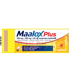 MAALOX PLUS 30COMPRESSE MASTICABILI - Abelastore.it - Farmaci ed Integratori