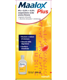 MAALOX PLUS SOSPENSIONE ORALE 4+3,5+0,5% - Abelastore.it - Farmaci ed Integratori