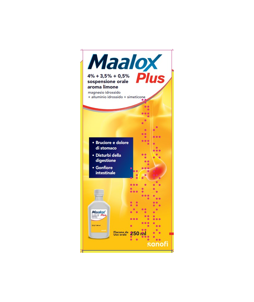 MAALOX PLUS SOSPENSIONE ORALE 4+3,5+0,5% - Abelastore.it - Farmaci ed Integratori