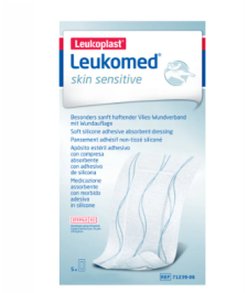 MEDICAZIONE IN TNT ADESIVO LEUKOMED SKIN SENSITIVE STERILE 5X7,2 CM 5 PEZZI - Abelastore.it - Dispositivi sanitari