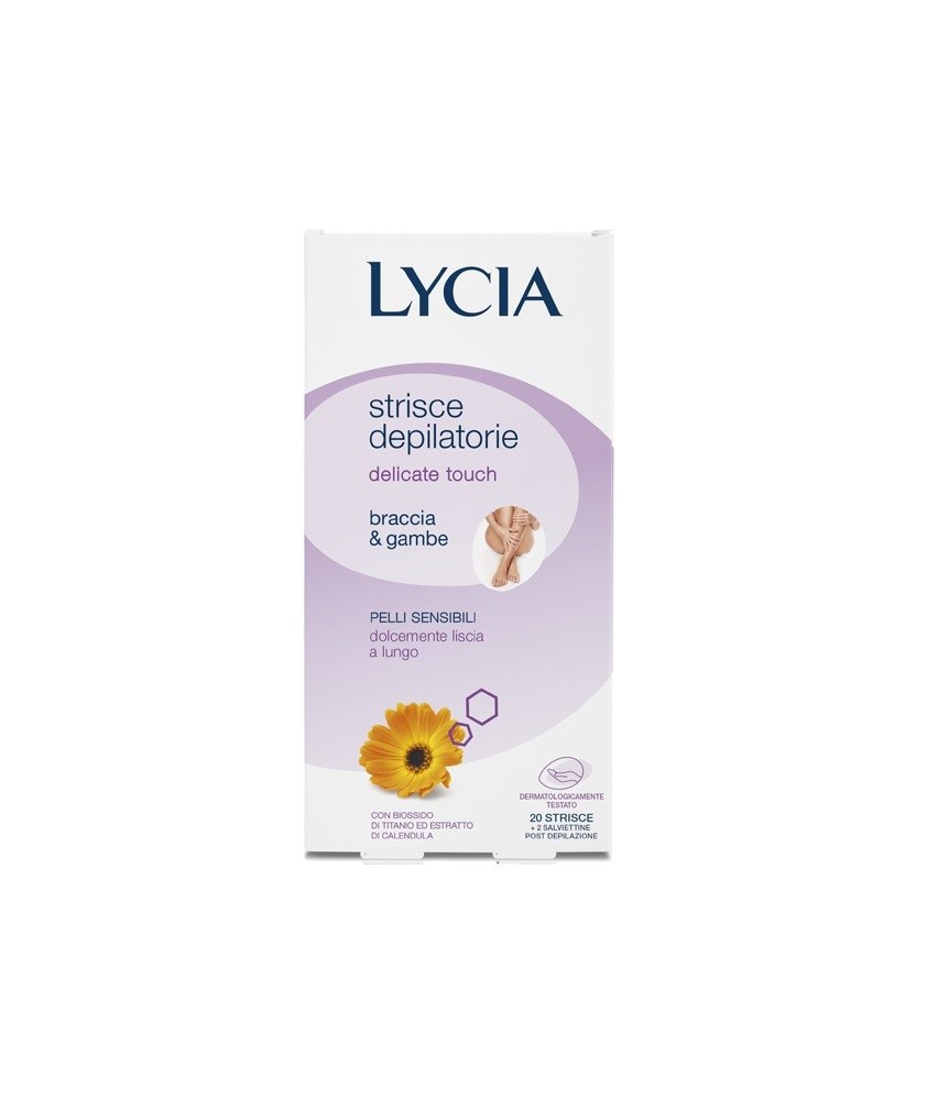 LYCIA 20 STRISCE BRACCIA GAMBE PELLI DELICATE 12PZ - Abelastore.it - Cosmetici e Bellezza