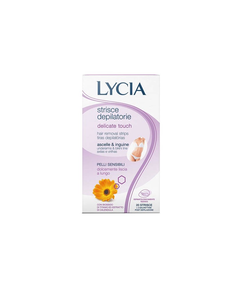 LYCIA STRISCE DEPILATORIE DELICATE ASCELLE ED INGUINE - Abelastore.it - Cosmetici e Bellezza